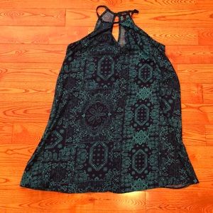 High Neck Shift Dress